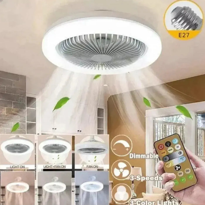 LAMPARA-VENTILADOR 2 en 1