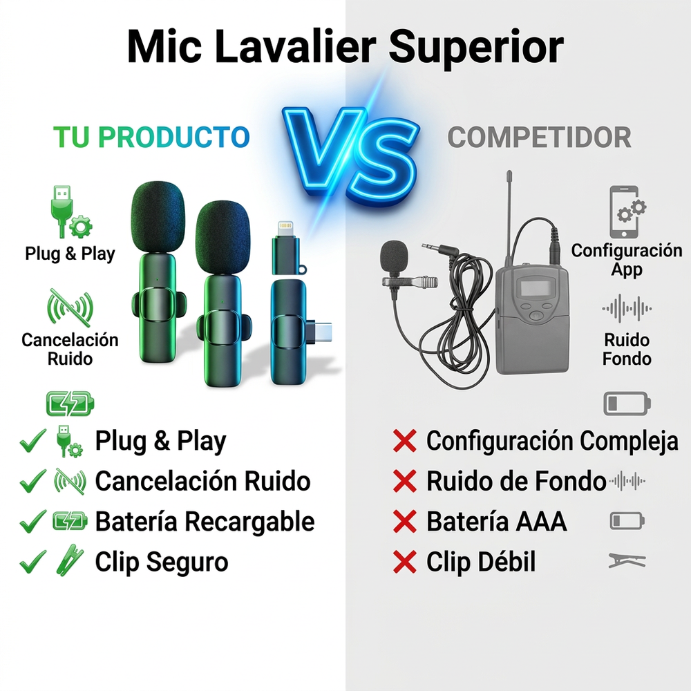 Micrófonos inalámbricos Type-C/IOS