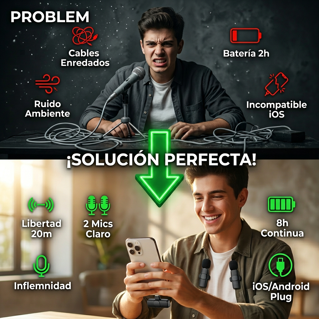 Micrófonos inalámbricos Type-C/IOS
