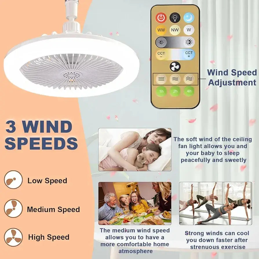 LAMPARA-VENTILADOR 2 en 1