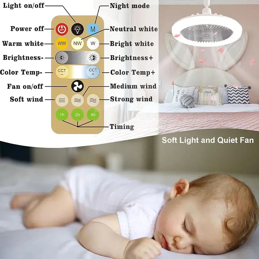 LAMPARA-VENTILADOR 2 en 1