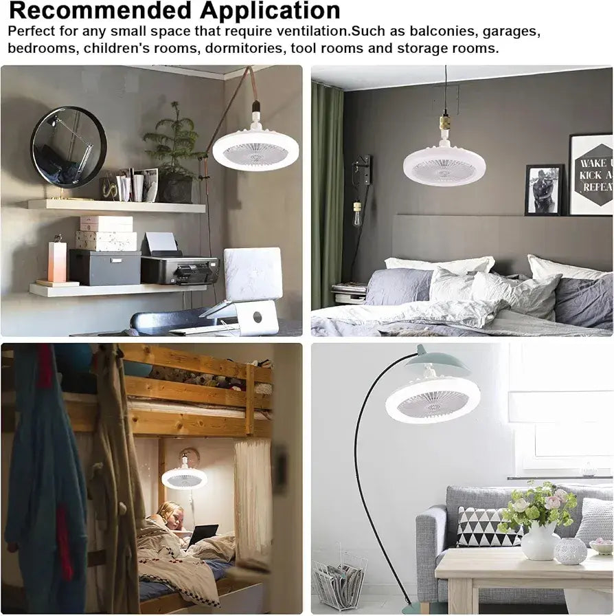 LAMPARA-VENTILADOR 2 en 1